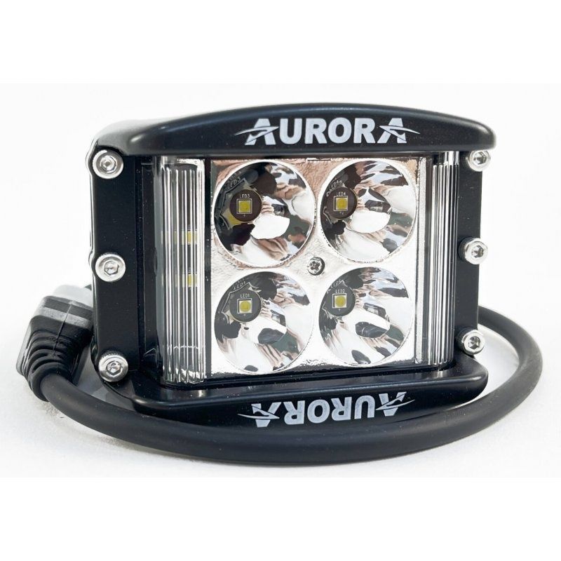 Светодиодная LED фара Aurora 40Вт (Ближний свет с боковой засветкой 180&deg;). AURORA ALO-2-E4E15D1