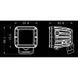 Светодиодная LED фара Aurora 40Вт (Рабочий свет)