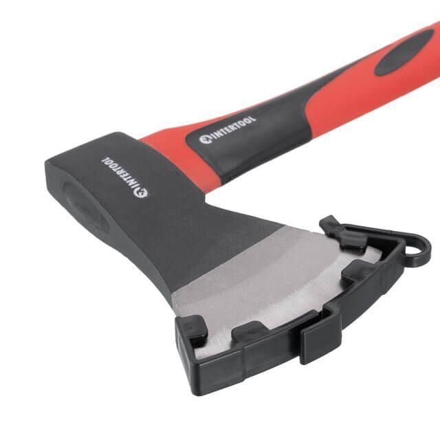 Сокира 600г ручка з фібергласу. INTERTOOL