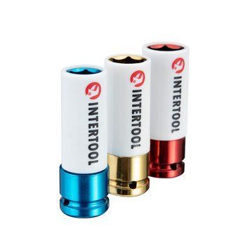 Набор головок ударных удлиненных для алюминиевых дисков 1/2" 3шт. INTERTOOL